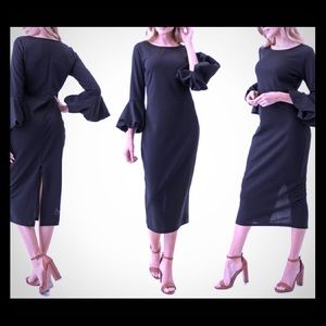 Women’s Ella Samani bell sleeve First Lady dress